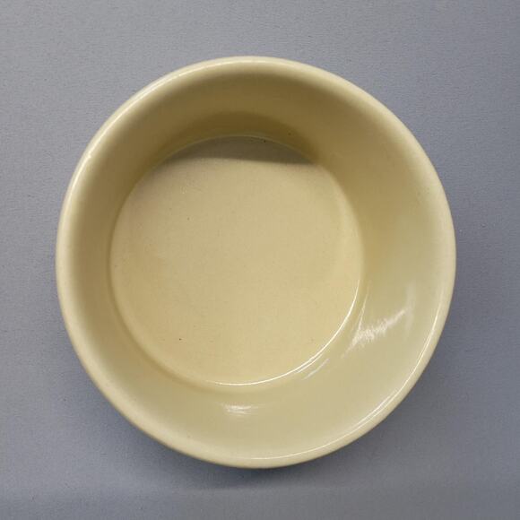 Robinson Ransbottom Pottery Stoneware Ramekin Custard Cup Beige Round Bowl Crock - Picture 3 of 9